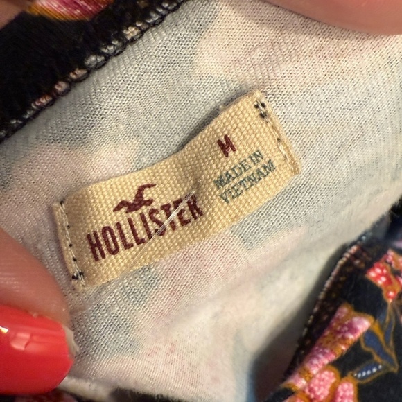 Hollister Orange and Pink A-Line Sundress Scoop Neck - Picture 3 of 3